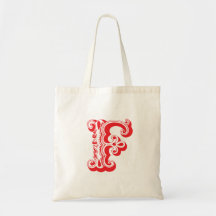 Monogram "F" Tote Bag