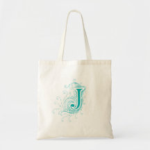 Monogram "J" Tote Bag