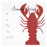 Monogram Lobster Invitations