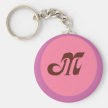 Monogram M Keychain