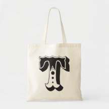 Monogram T tote bag