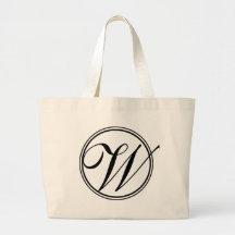 Monogram W Jumbo Tote Bag