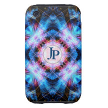 Monogram Winter Magic iPhone 3G Case-Mate Tough Tough iPhone 3 Covers