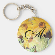 Monograme A Key Chain