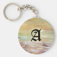 Monograme A Keychain