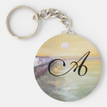 Monograme A Keychain