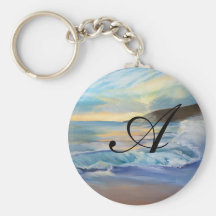 Monograme A Keychains
