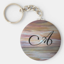 Monograme A Keychains