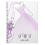 Monogrammed Bridal Journal Notebook