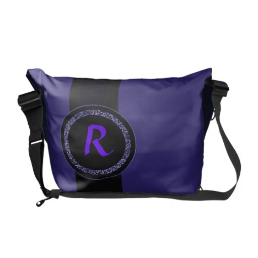 Monogrammed Messenger Bag