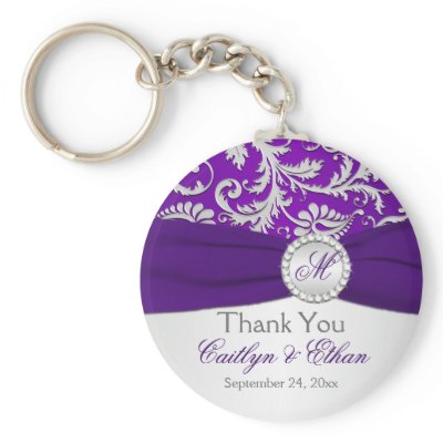teal purple silver weddings