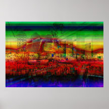 Monorail to Contemporary Hotel and Train Station C Poster