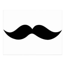 Monsieur Moustache Post Card