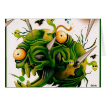Monster Ball Greeting Card