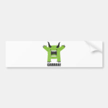 monster bumper sticker