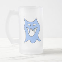 Monster Cartoon in Blue. Coffee Mugs