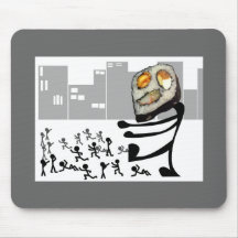 Monster Sushi Mouse Pad