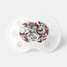 Monsters & Zombies Cartoon Characters Pacifier