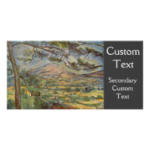 Mont Sainte-Victoire Custom Photo Card