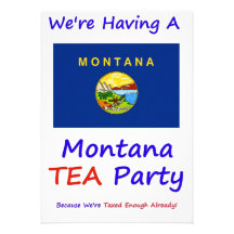 MONTANA T.E.A. PARTY INVITATIONS