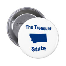 Montana: The Treasure State Buttons