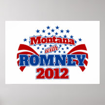 Montana with Romney 2012 Print