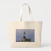 Montauk Point Light Canvas Bags