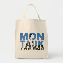 Montauk The End Tote Bag