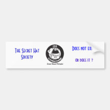MonteagleShirt_BlackArtOnWhiteShirt, The Secret... Bumper Sticker