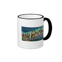 Monterey, California - Large Letter Scenes 2 Coffee Mug
