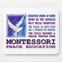 Montessori Dove Mouse Pad