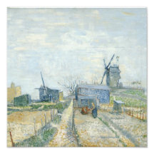 Montmartre: windmills and allotments photo art