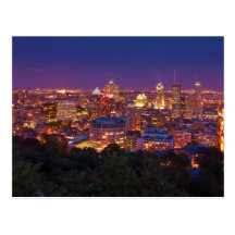 Montreal Canada City Skyline Belvedere Kondiaronk Post Cards