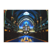 Montreal Notre Dame Cathedral Canvas Print