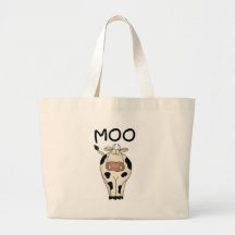 Moo Cow Canvas Bags