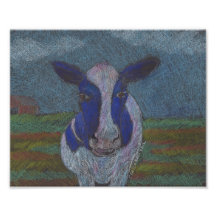 Moo! Holstein Cow Art Print Photo Art