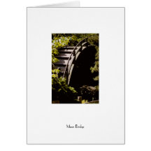 Moon Bridge Greeting Card