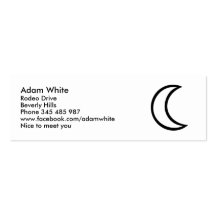 Moon Business Cards