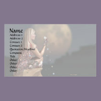 Moon Flower business cards