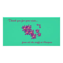 Moondaisy Personalized Photo Card