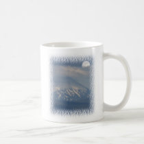 Moonrise over Mnt. Mc Laughlin Oregon mugs