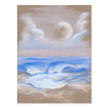 Moonrise over Myrtle Beach Post Cards