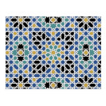 Moorish tile post card
