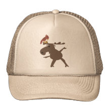 Moose & Cardinal Hat