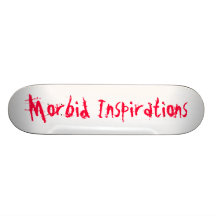 Morbid Inspirations Wood Board Custom Skateboard