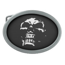 Morbid Skull Belt Buckle