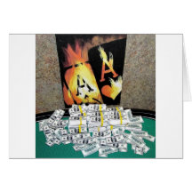 Flaming Poker Cards