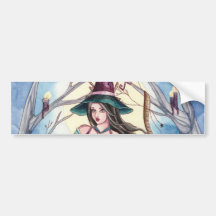 Morissa - Witch Bumper Sticker