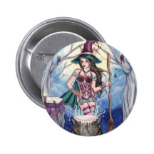 Morissa - Witch Button
