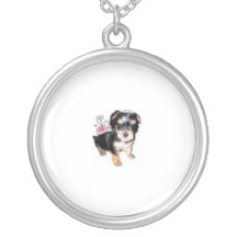 Morkie Puppy Necklace